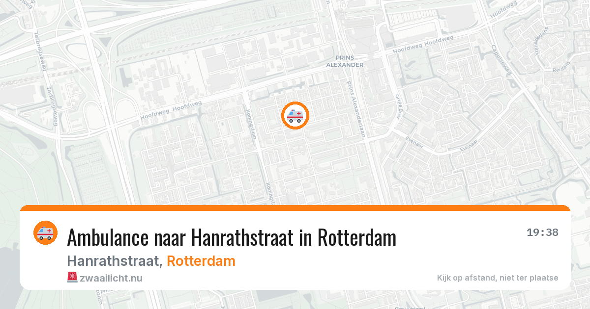 Ambulance naar Hanrathstraat in Rotterdam — 13 mei 2026