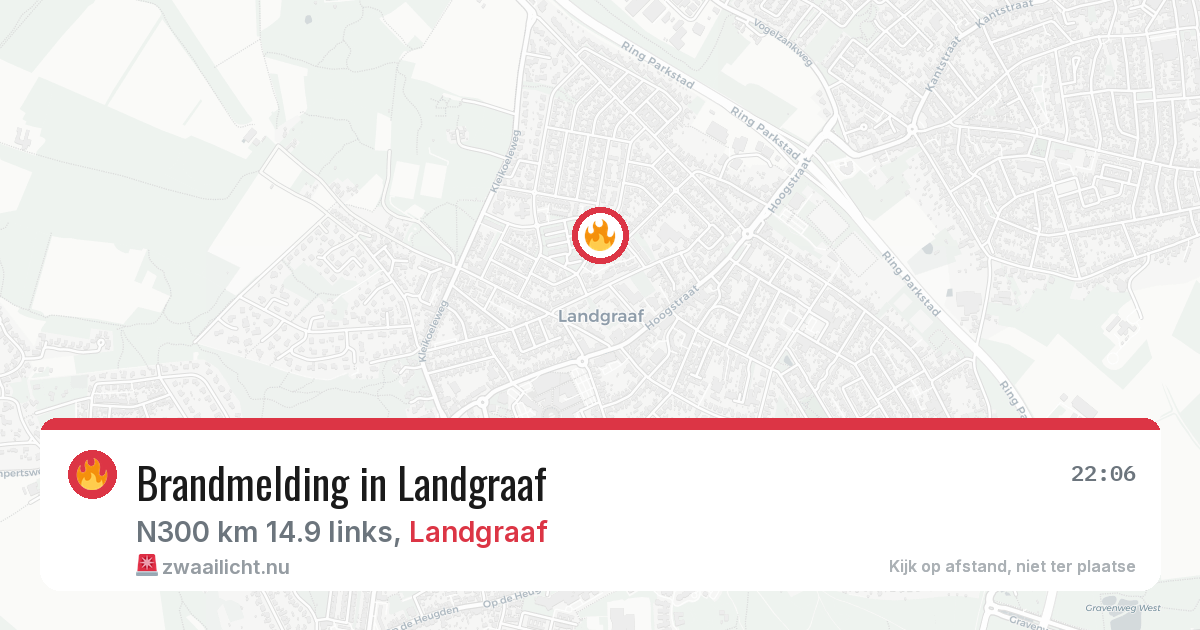 Brandmelding in Landgraaf — 25 mei 2026
