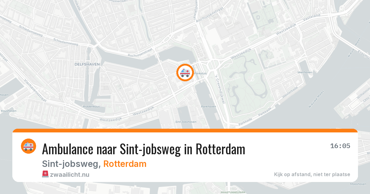 Ambulance naar Sint-jobsweg in Rotterdam — 2 mrt 2026