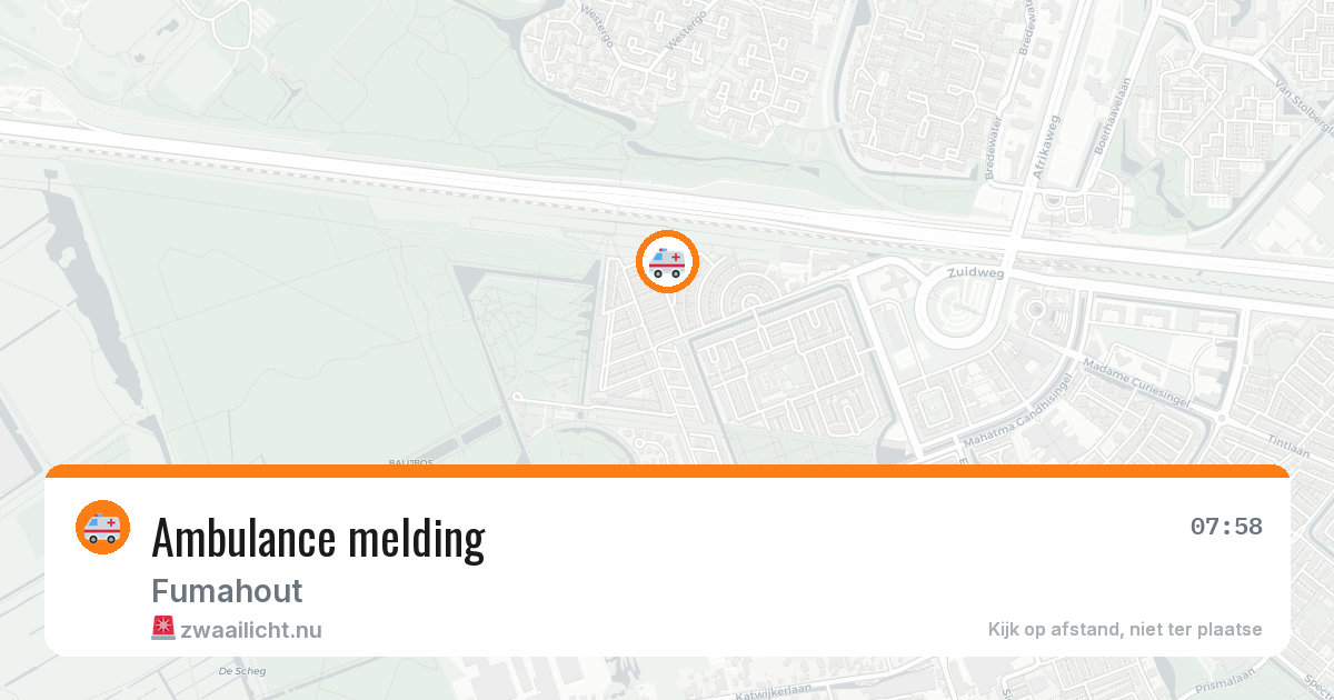 Ambulance melding — 3 feb 2026