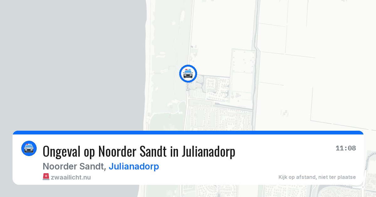 Ongeval op Noorder Sandt in Julianadorp — 22 jul 2026