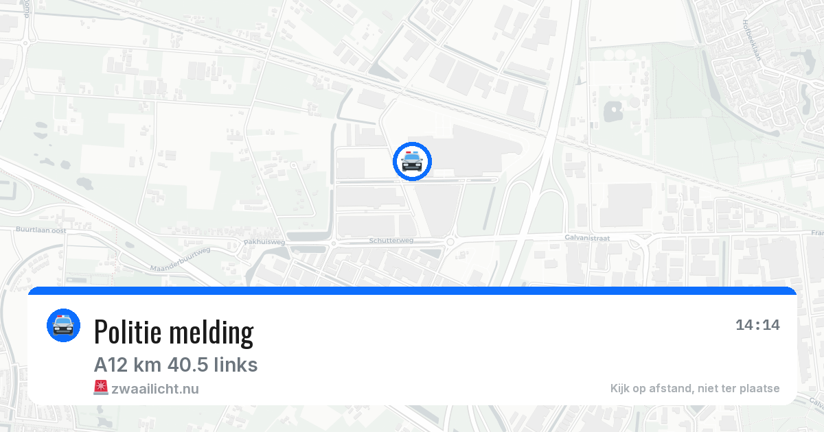 Politie melding — 12 mrt 2026
