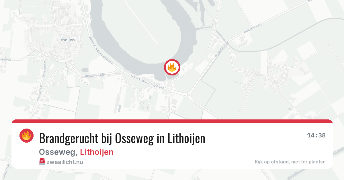 Brandgerucht bij Osseweg in Lithoijen — 8 mrt 2026