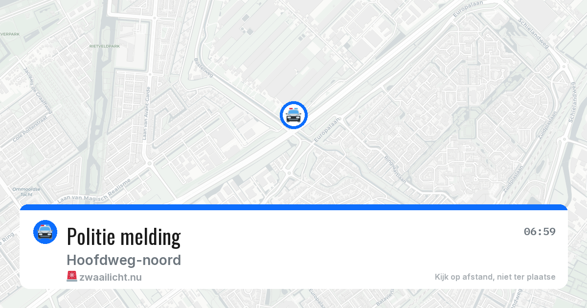 Politie melding — 7 mei 2026