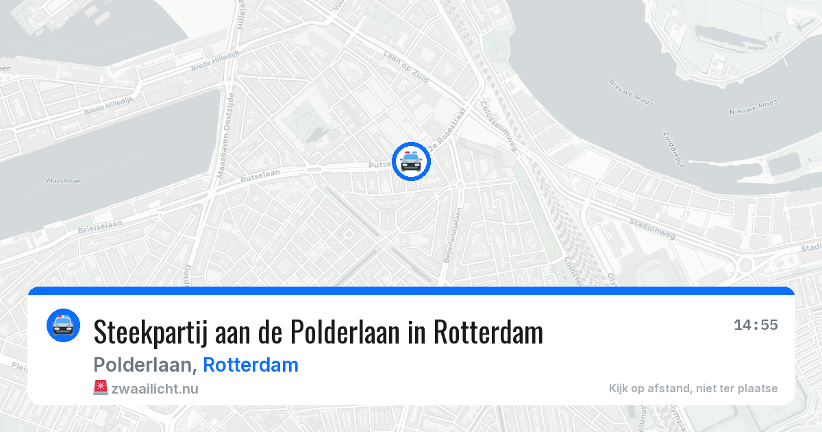 Steekpartij aan de Polderlaan in Rotterdam — 21 mrt 2026