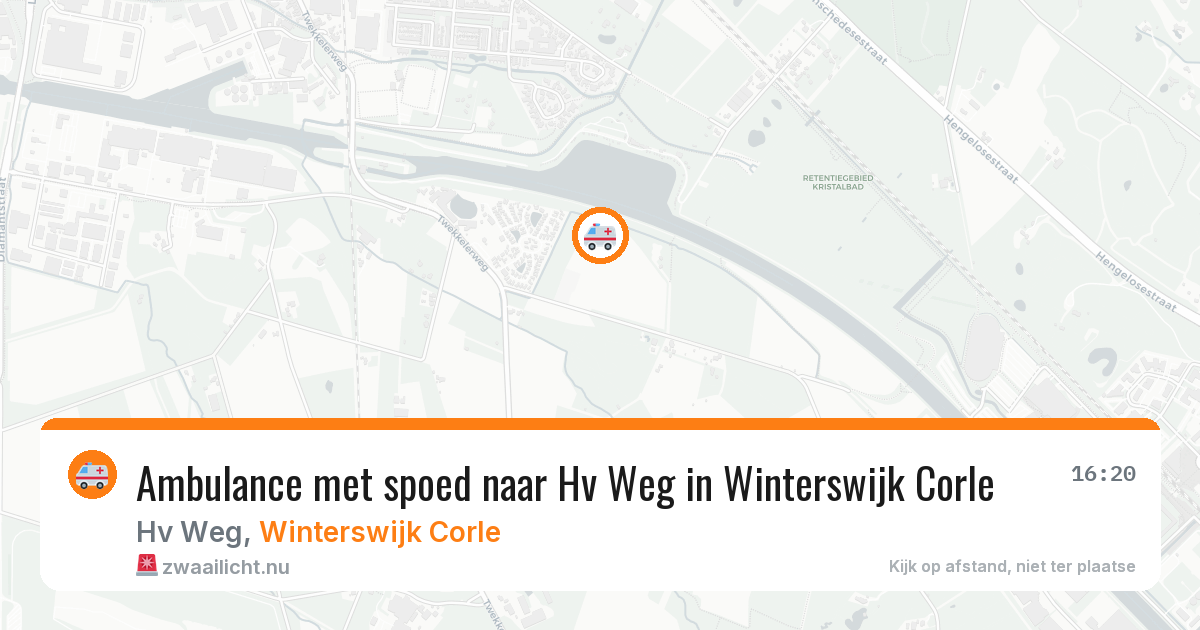 Ambulance met spoed naar Hv Weg in Winterswijk Corle — 30 jun 2026