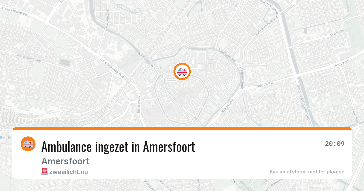 Ambulance ingezet in Amersfoort — 11 jul 2026