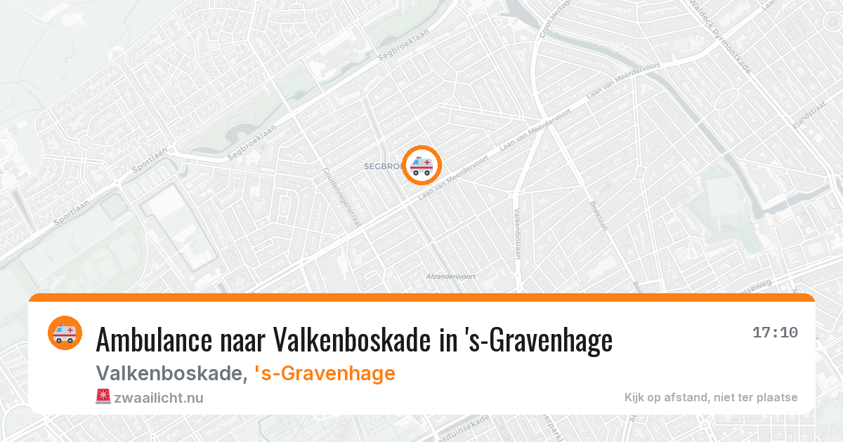 Ambulance naar Valkenboskade in 's-Gravenhage — 28 mei 2026