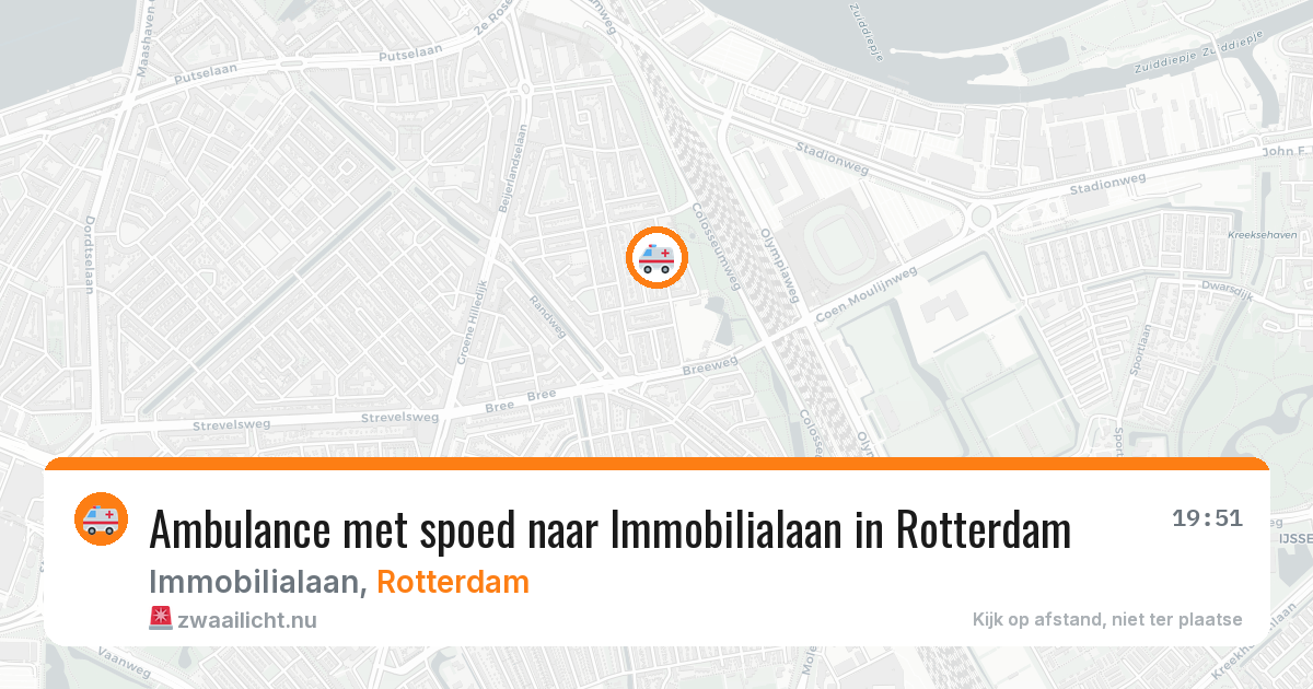 Ambulance met spoed naar Immobilialaan in Rotterdam — 6 apr 2026