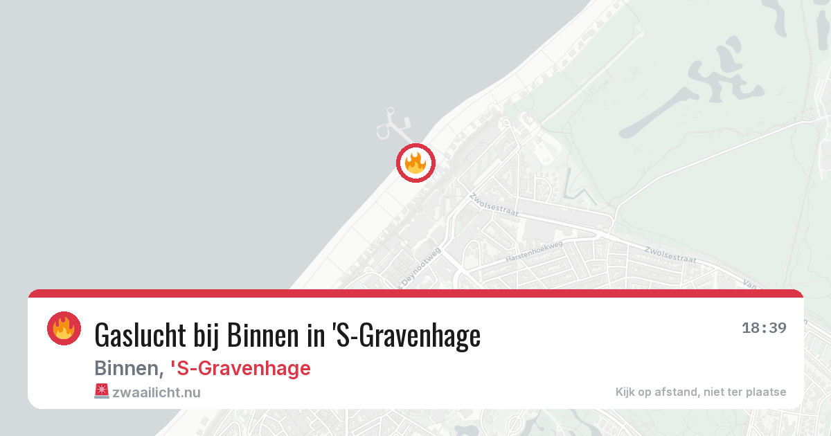 Gaslucht bij Binnen in 'S-Gravenhage — 1 apr 2026