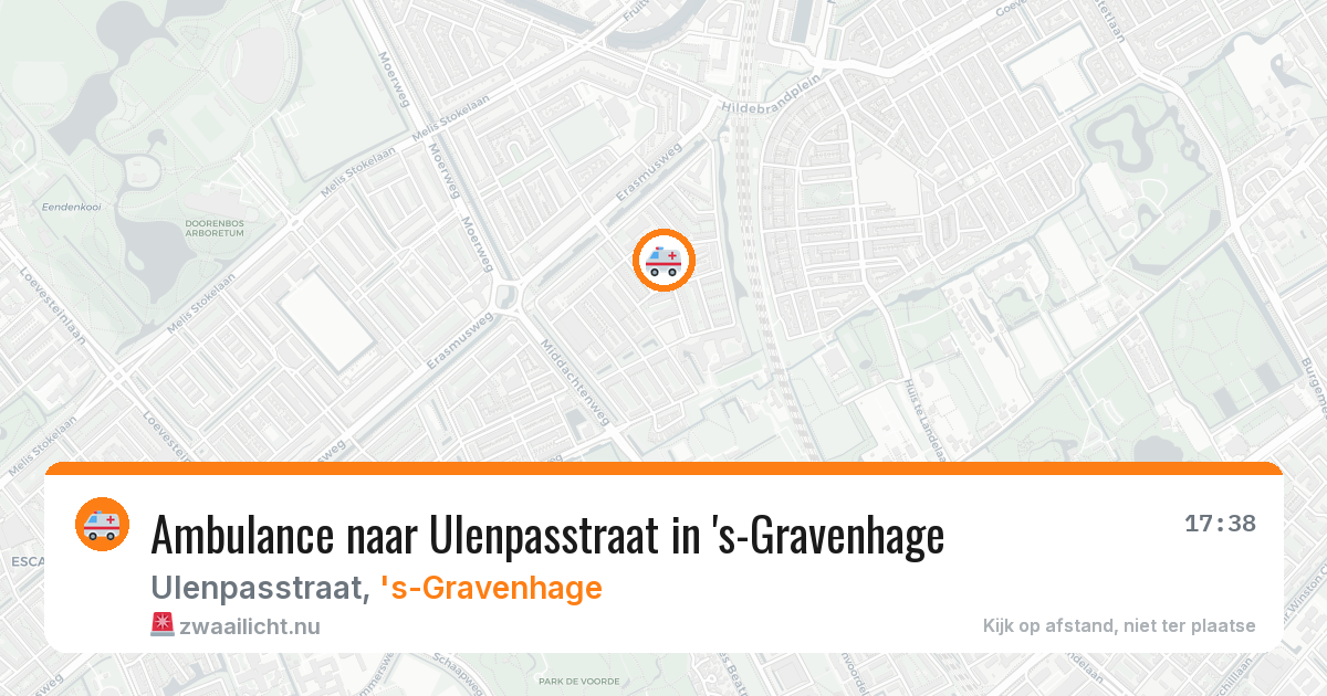 Ambulance naar Ulenpasstraat in 's-Gravenhage — 22 jul 2026