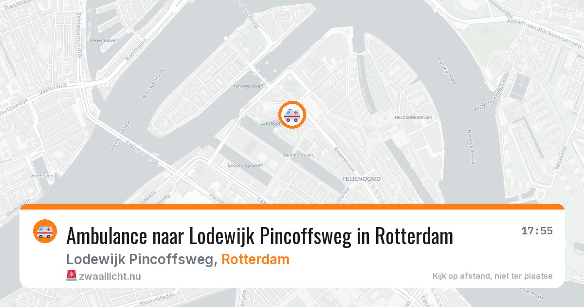 Ambulance naar Lodewijk Pincoffsweg in Rotterdam — 23 mrt 2026