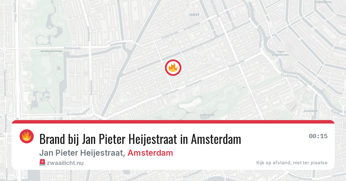 Brand bij Jan Pieter Heijestraat in Amsterdam — 28 mei 2026