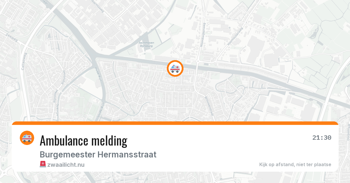 Ambulance melding — 17 mei 2026
