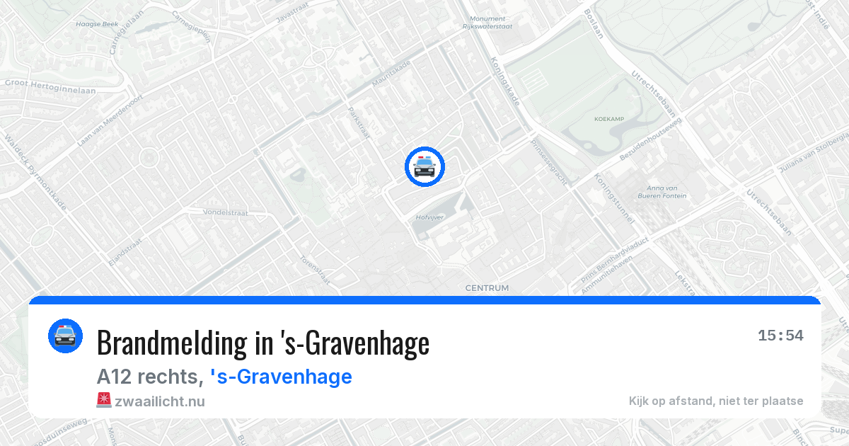 Brandmelding in 's-Gravenhage — 29 mei 2026