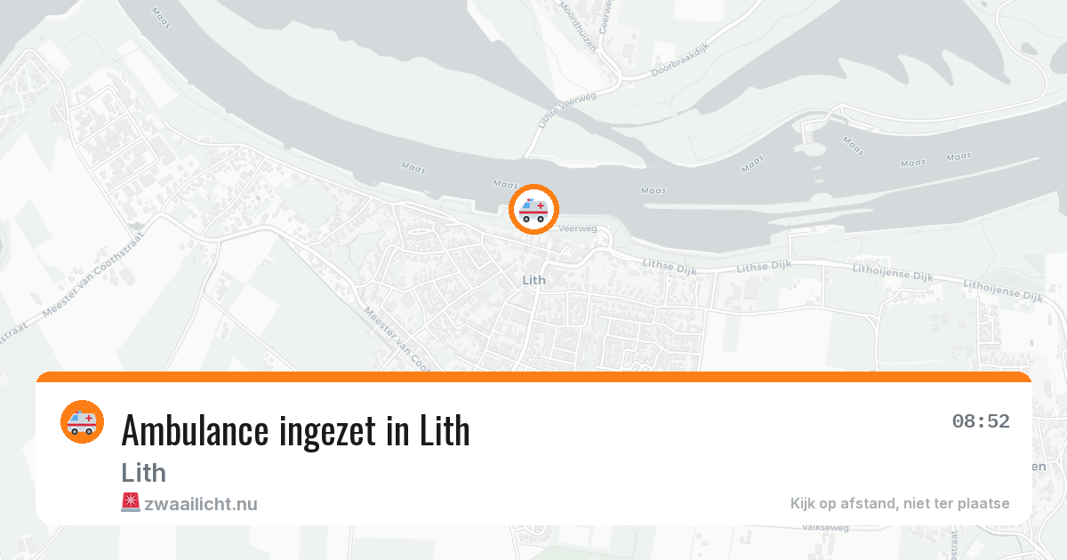 Ambulance ingezet in Lith — 21 jul 2026