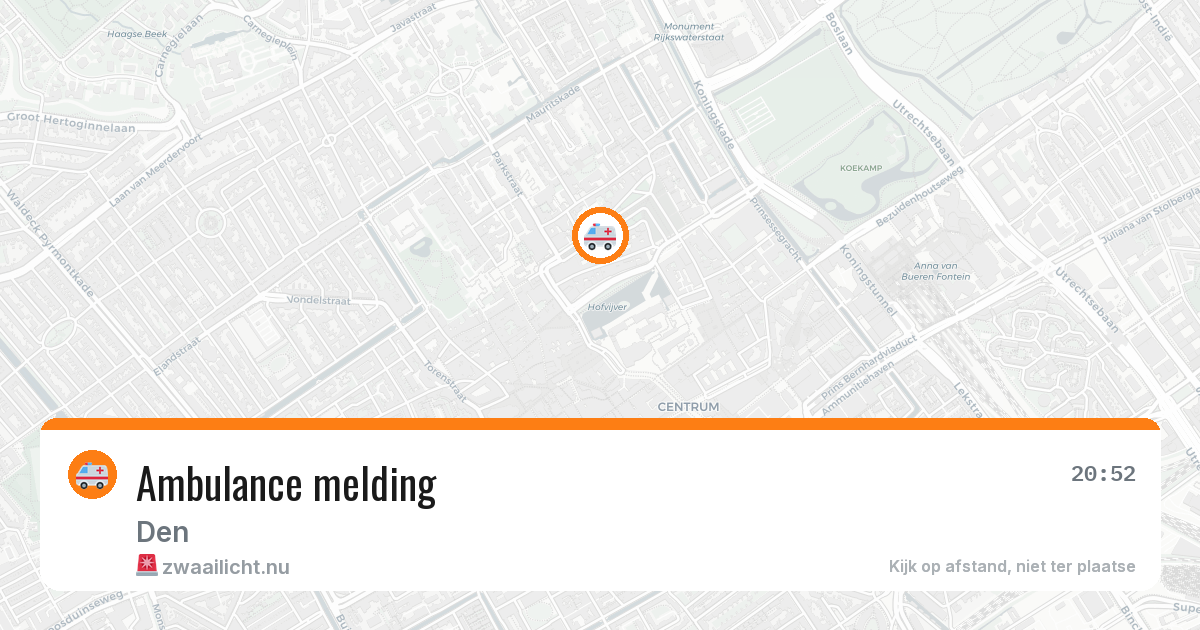 Ambulance melding — 8 jun 2026