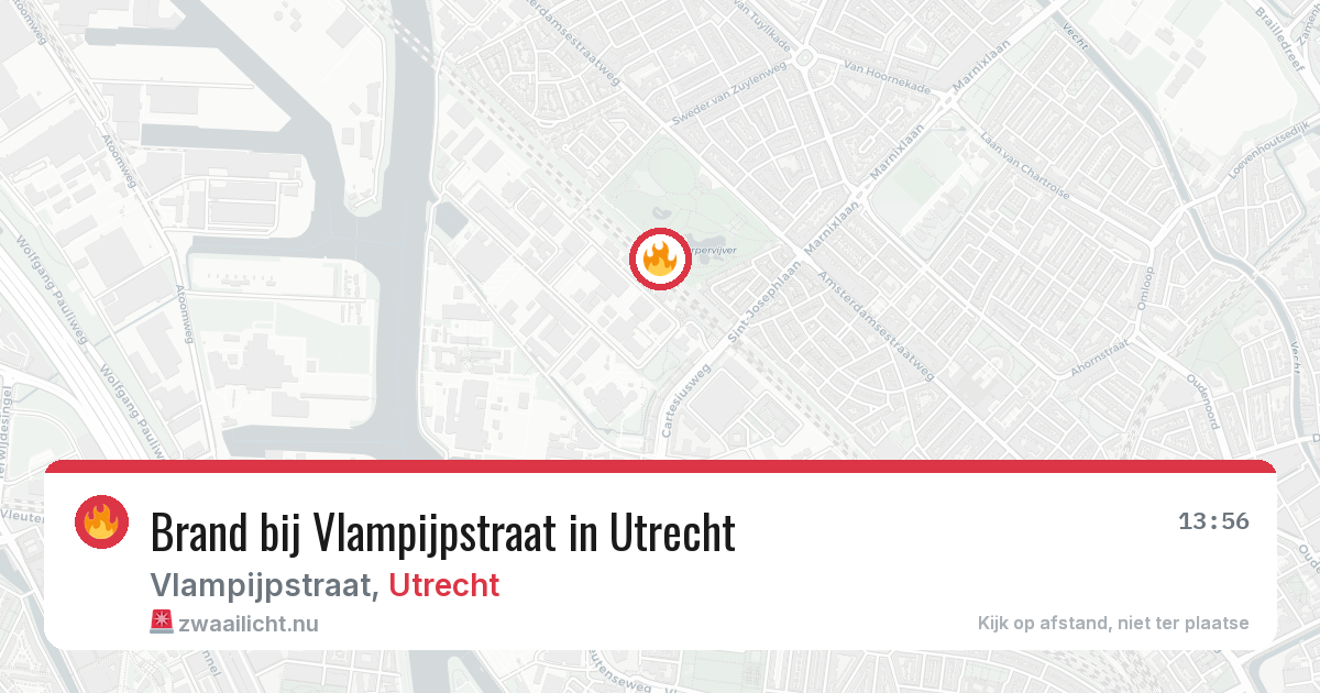 Brand bij Vlampijpstraat in Utrecht — 20 jul 2026