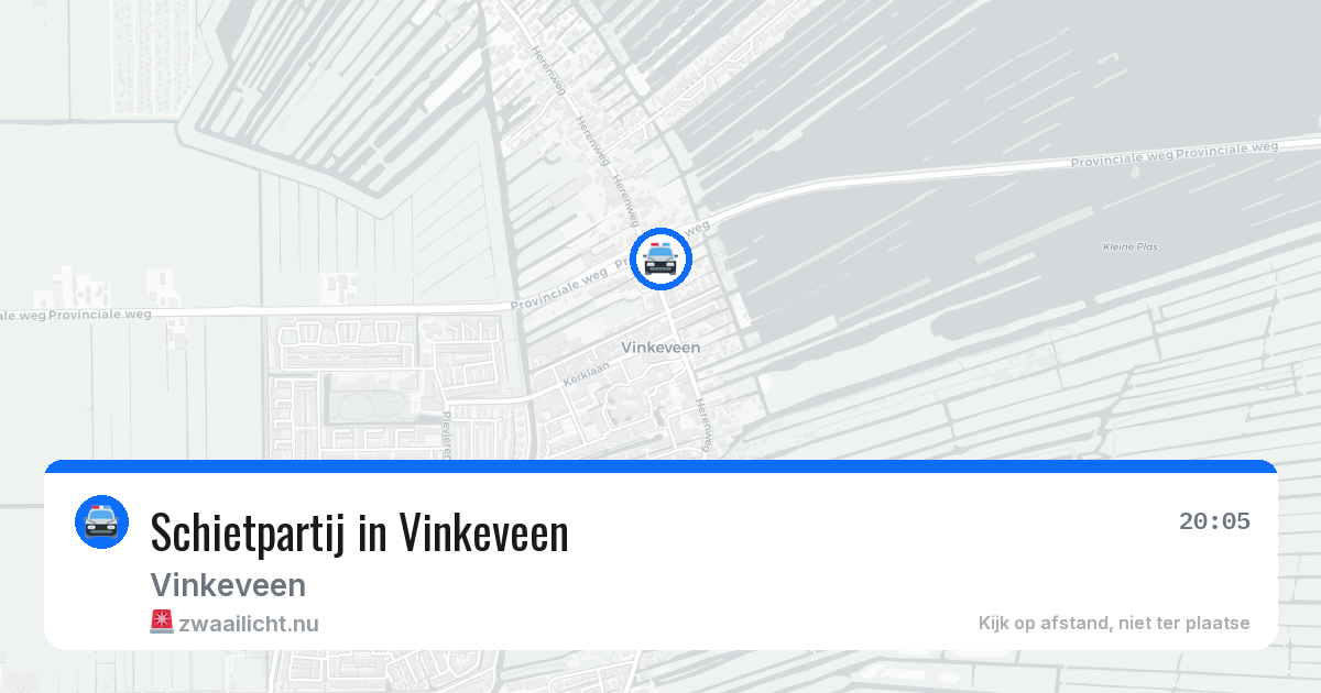 Schietpartij in Vinkeveen — 11 jul 2026