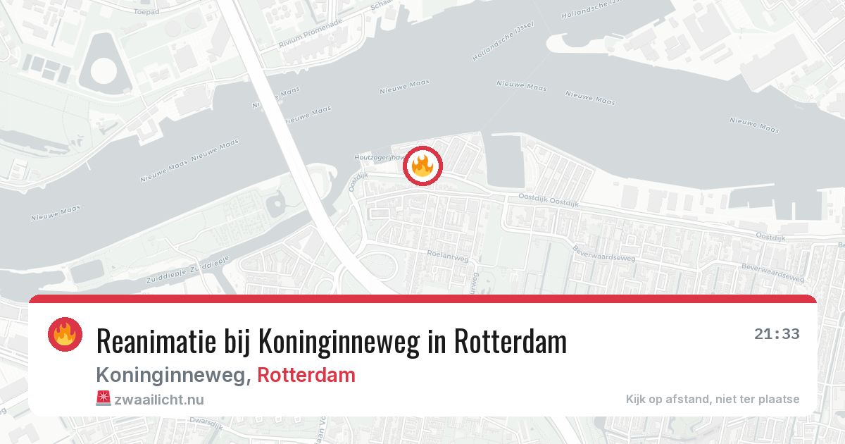 Reanimatie bij Koninginneweg in Rotterdam — 25 mei 2026