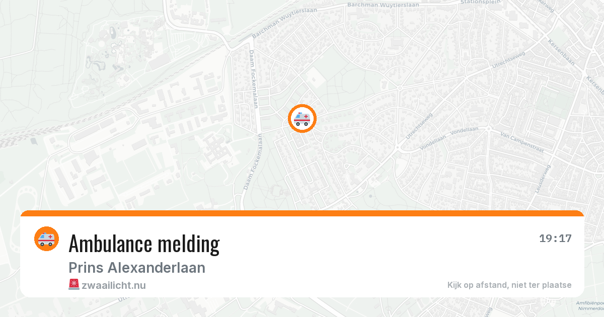 Ambulance melding — 10 jul 2026