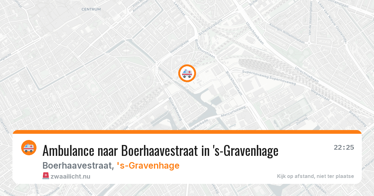 Ambulance naar Boerhaavestraat in 's-Gravenhage — 1 jun 2026