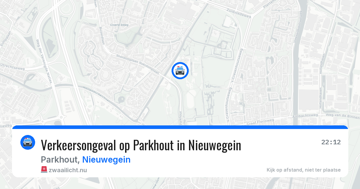 Verkeersongeval op Parkhout in Nieuwegein — 7 jun 2026