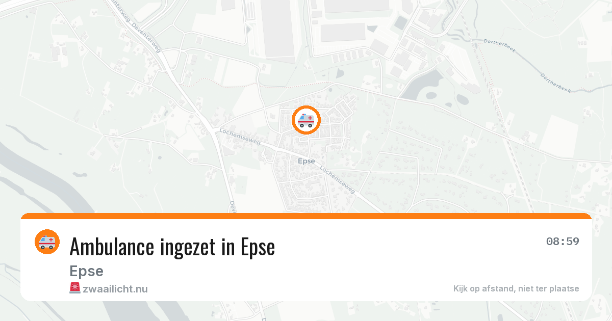 Ambulance ingezet in Epse — 26 mei 2026