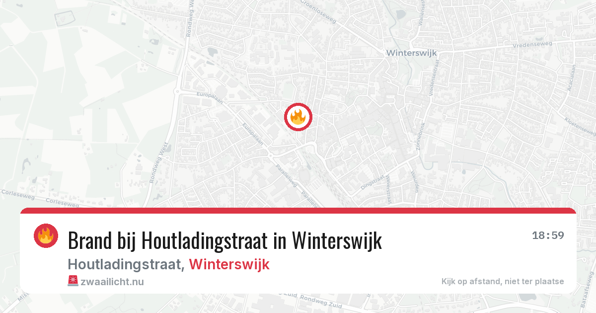 Brand bij Houtladingstraat in Winterswijk — 24 jul 2026