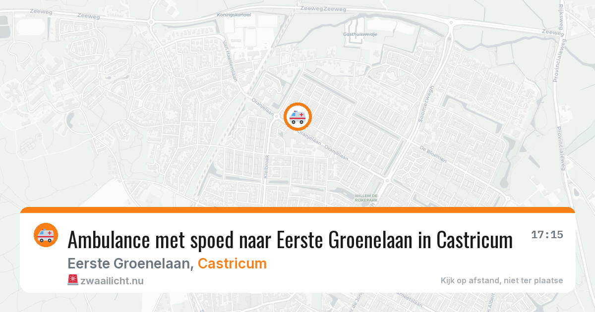 Ambulance met spoed naar Eerste Groenelaan in Castricum — 30 mei 2026