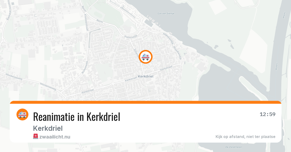 Reanimatie in Kerkdriel — 28 mrt 2026