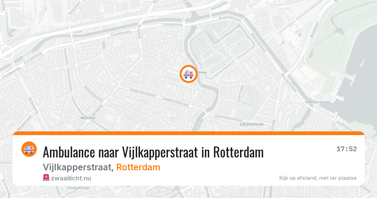 Ambulance naar Vijlkapperstraat in Rotterdam — 18 jul 2026