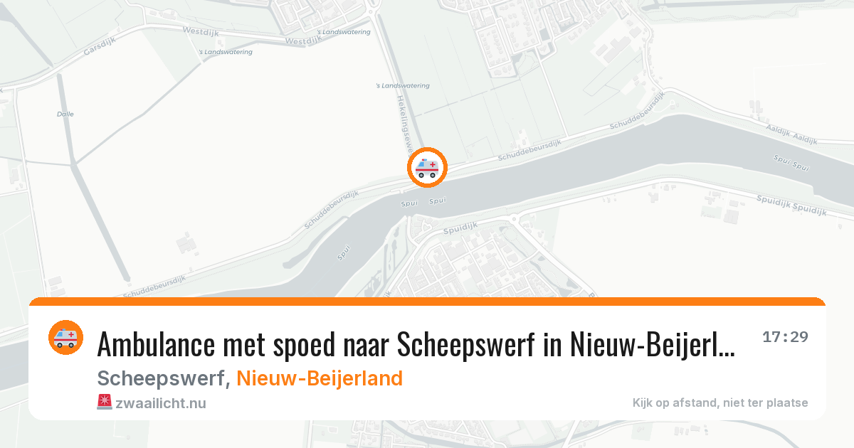 Ambulance met spoed naar Scheepswerf in Nieuw-Beijerland — 26 jul 2026