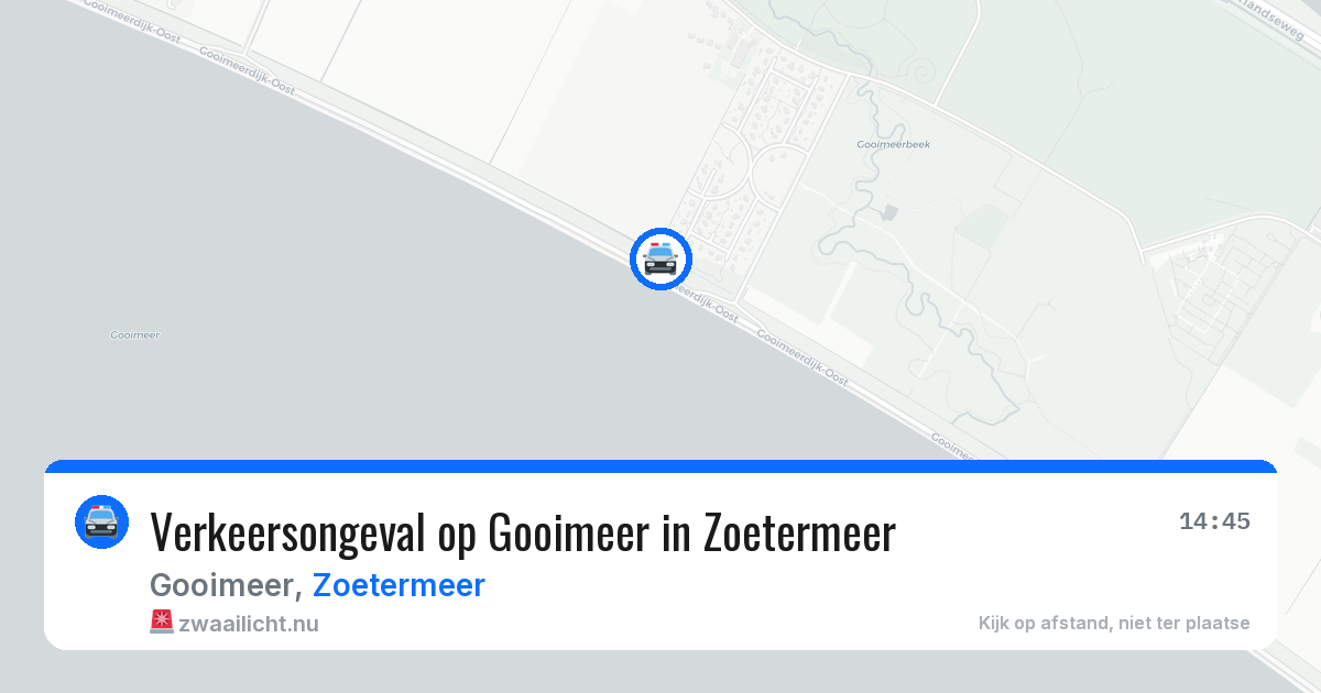 Verkeersongeval op Gooimeer in Zoetermeer — 20 jan 2026