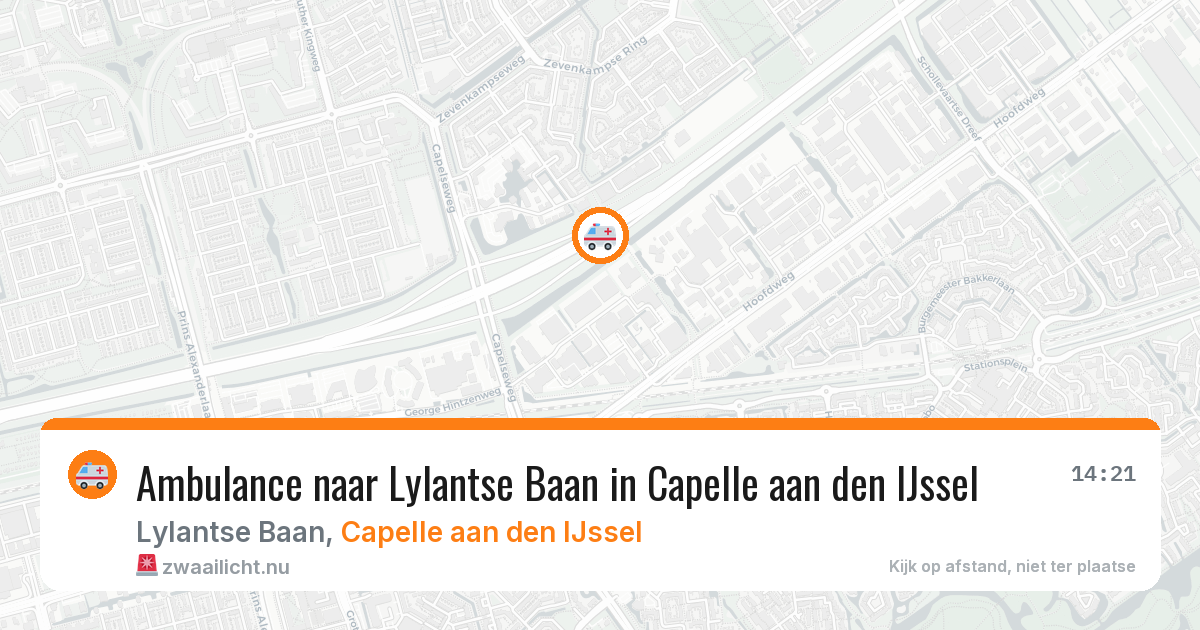 Ambulance naar Lylantse Baan in Capelle aan den IJssel — 21 jul 2026