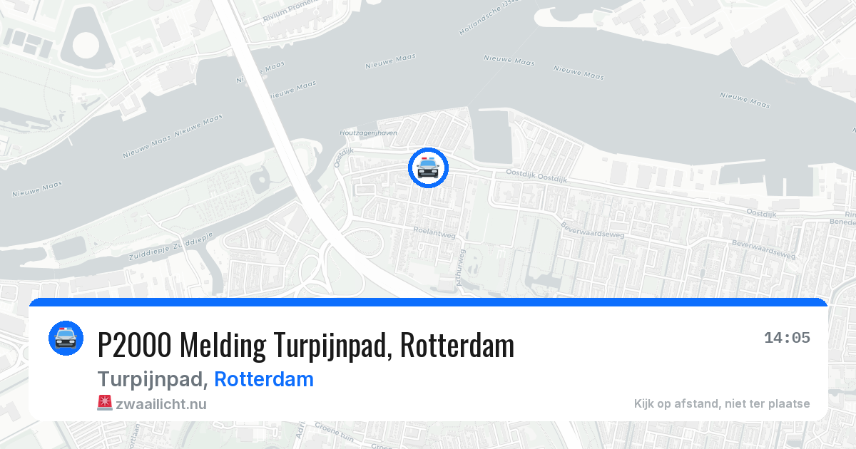 P2000 Melding Turpijnpad, Rotterdam — 26 mei 2026