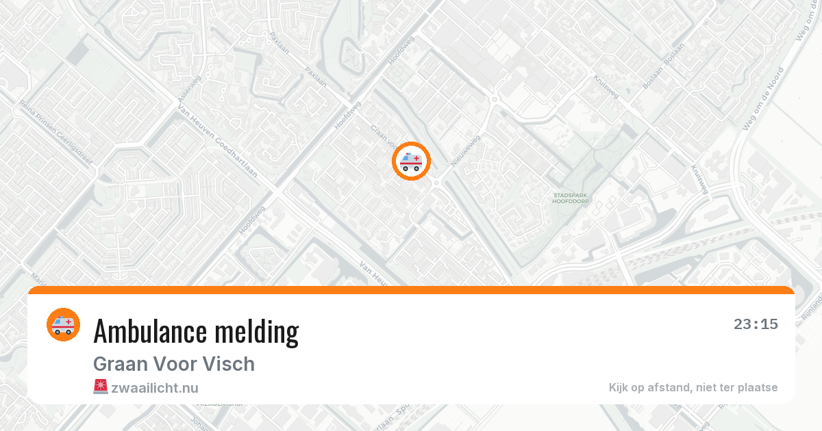 Ambulance melding — 12 mei 2026