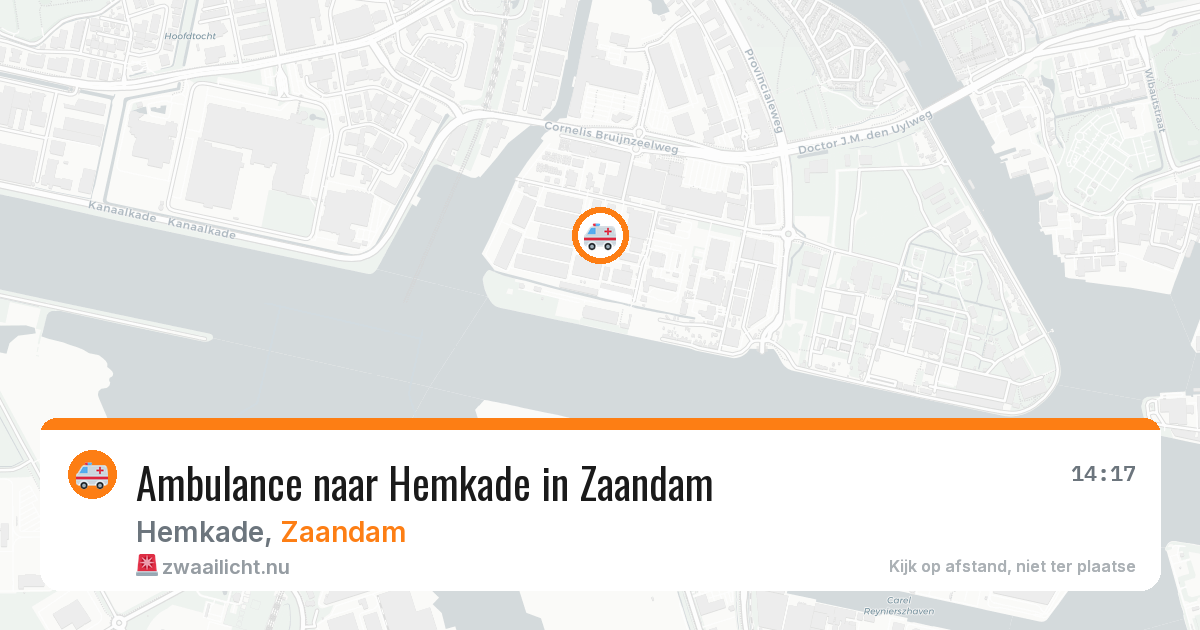 Ambulance naar Hemkade in Zaandam — 8 jun 2026