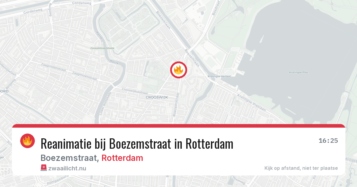 Reanimatie bij Boezemstraat in Rotterdam — 21 jul 2026