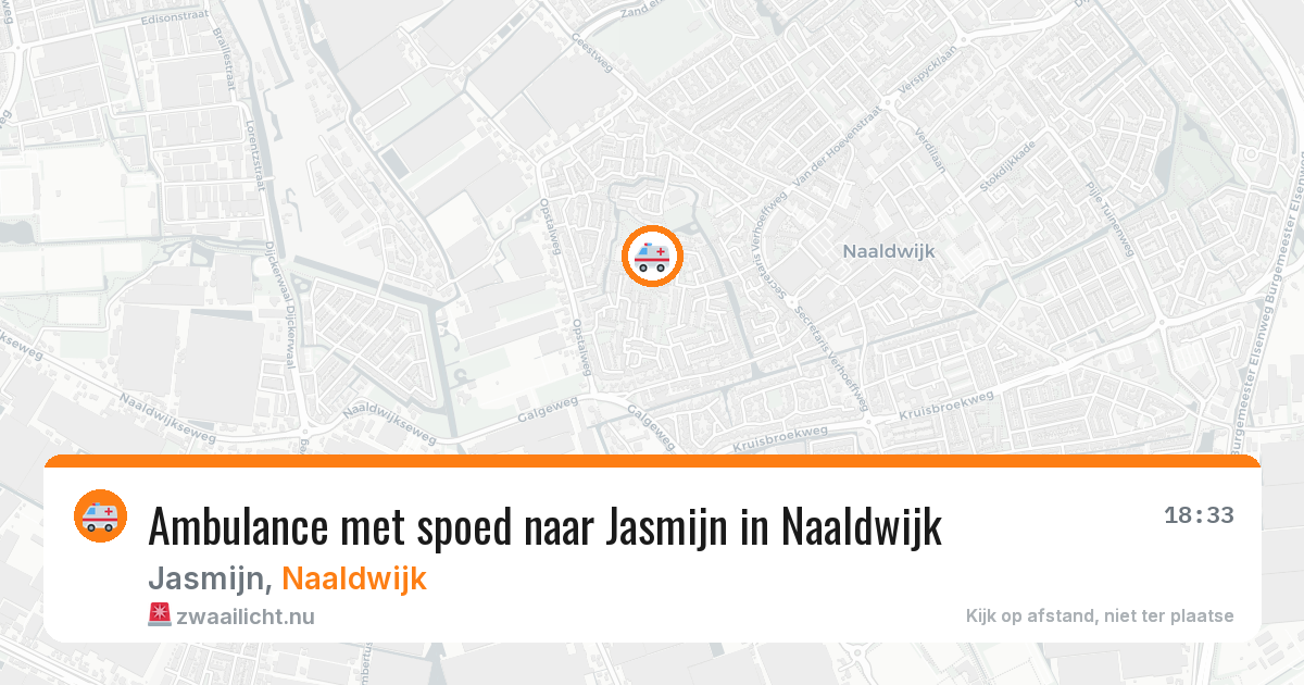 Ambulance met spoed naar Jasmijn in Naaldwijk — 10 jul 2026