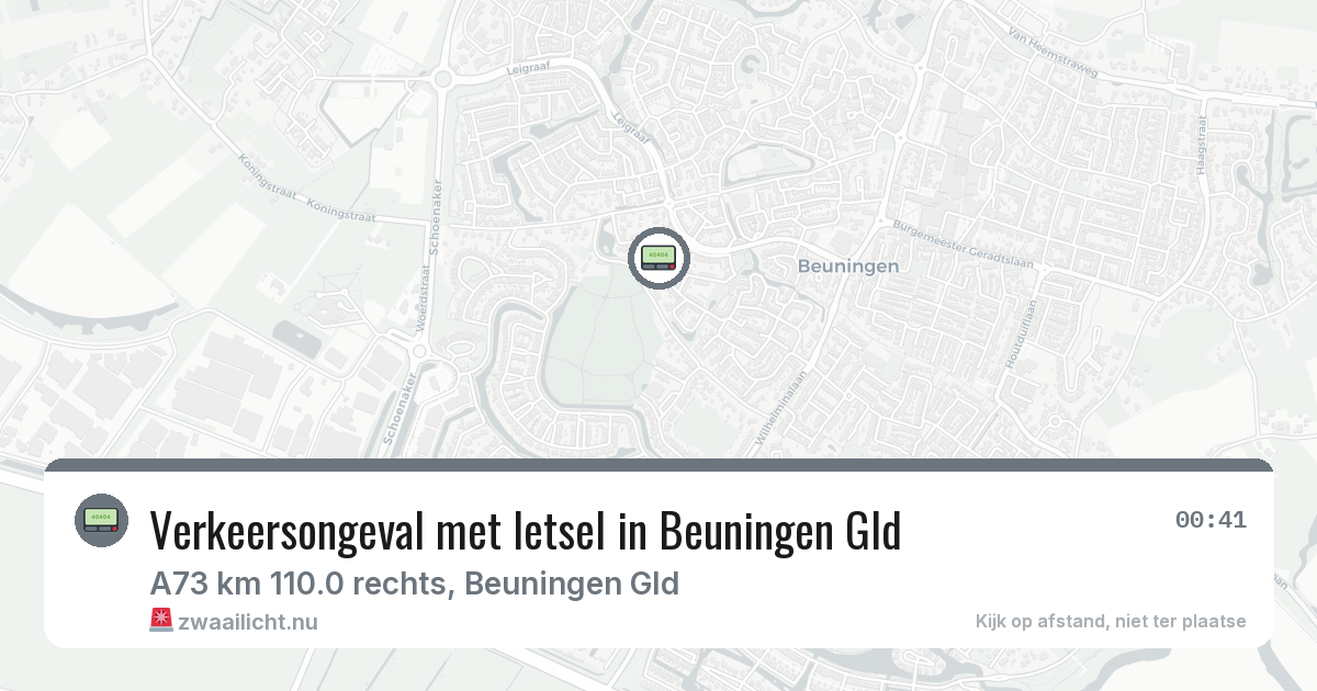 Verkeersongeval met letsel in Beuningen Gld — 29 mei 2026