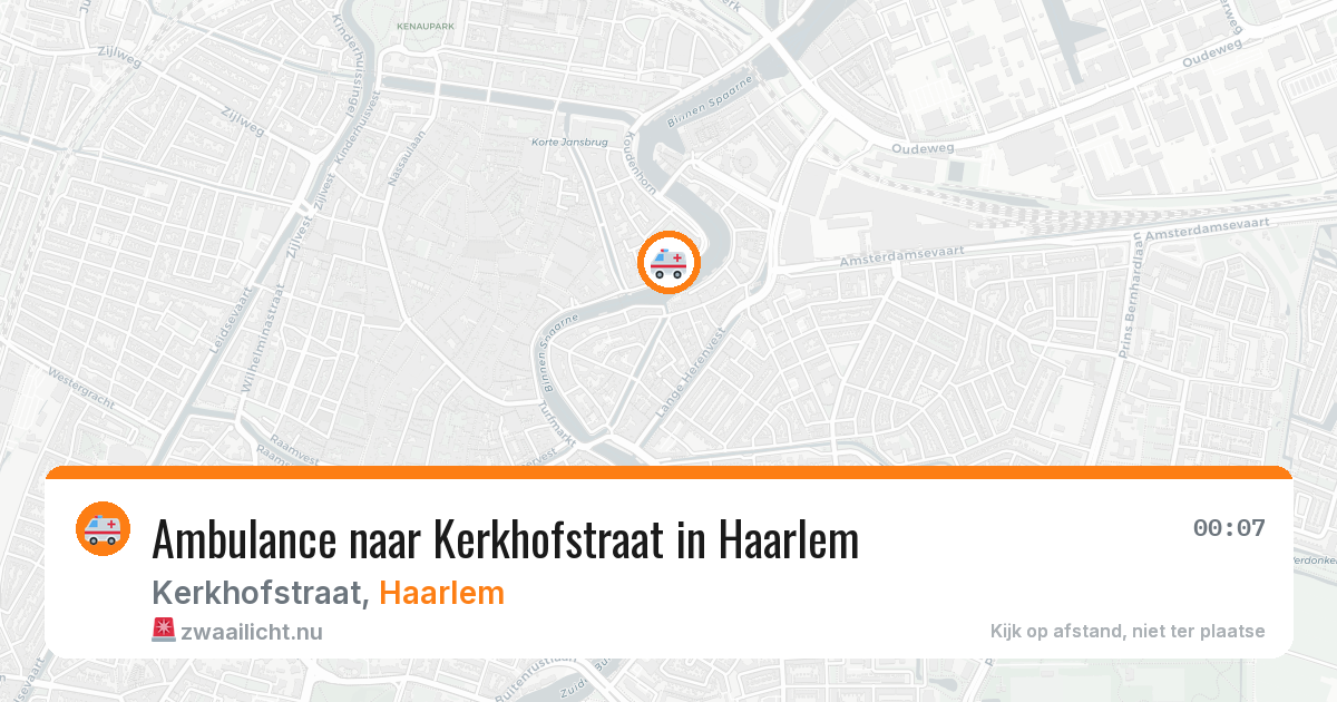 Ambulance naar Kerkhofstraat in Haarlem — 3 jun 2026