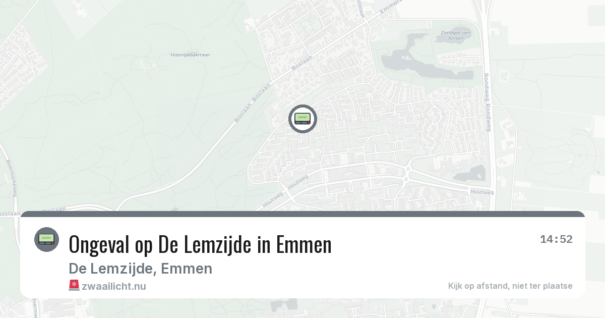 Ongeval op De Lemzijde in Emmen — 10 feb 2026