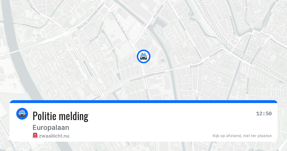 Politie melding — 12 jul 2026