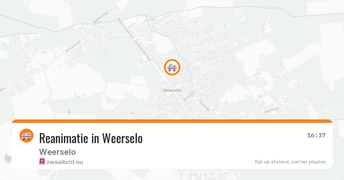 Reanimatie in Weerselo — 23 mrt 2026
