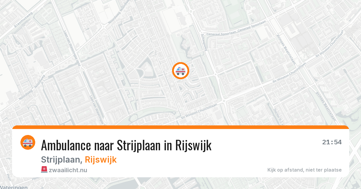 Ambulance naar Strijplaan in Rijswijk — 2 mrt 2026