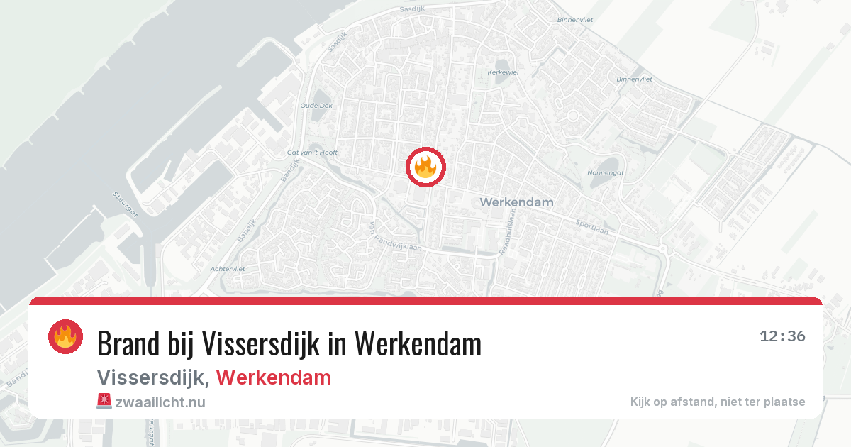 Brand bij Vissersdijk in Werkendam — 20 mei 2026