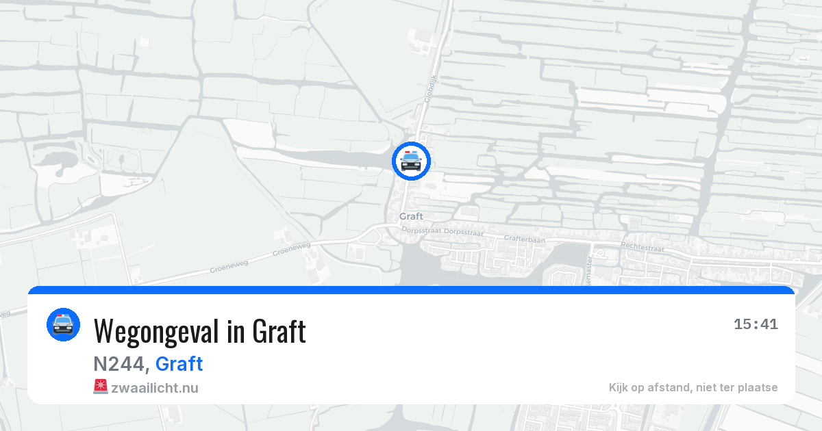 Wegongeval in Graft — 25 mrt 2026