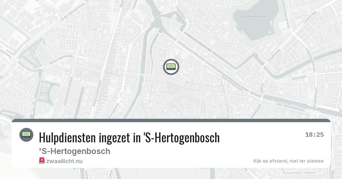 Hulpdiensten ingezet in 'S-Hertogenbosch — 21 mei 2026 | 🚨 Zwaailicht.nu
