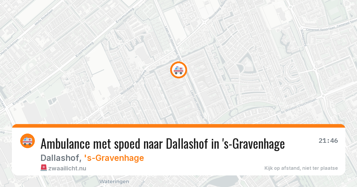 Ambulance met spoed naar Dallashof in 's-Gravenhage — 11 jul 2026